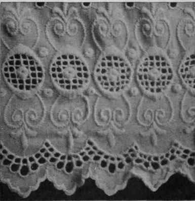 Fig. 4. It is impossible to detect the repair when the embroidery is completed, and the result is well worth the time and trouble