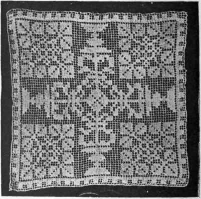 Filet square. Modern English