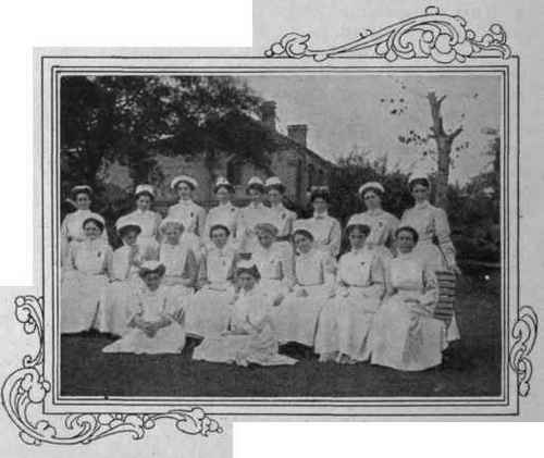 Group of nurses of the Victoria Nursing Home, Shanghai