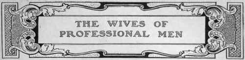 No. I. What It Means To Be An Army Officer's Wife