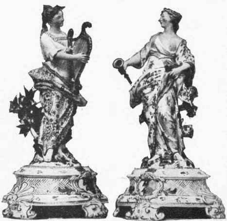 Two fine Chelsea figures of the best period