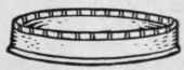 Wire round firmly, and sew on to band as illustrated, then cover the stitches with a binding of muslin. The bottom of the band is also wired.