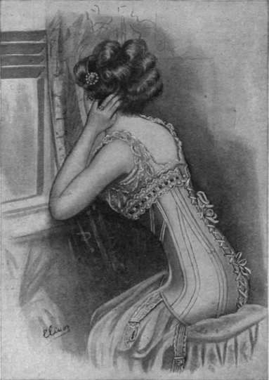 A corset that will be found easy to wear. Much of its comfort will depend upon the manner in which the wearer adjusts her corset
