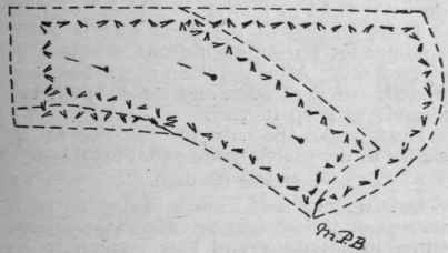 Diagram 1. The two pieces of the sleeve, the right sides facing