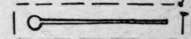 Diagram I. The slit for the buttonhole must be a clean cut