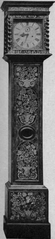 Fig. I. Clocks of old Dutch marqueterie are much sought after