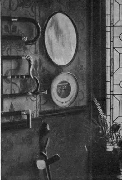 The hall mirror is a necessity in a modern house for the comfort and convenience of arriving and departing visitors