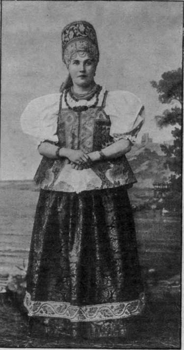 A Russian woman of the upper classes. Recent legislation in