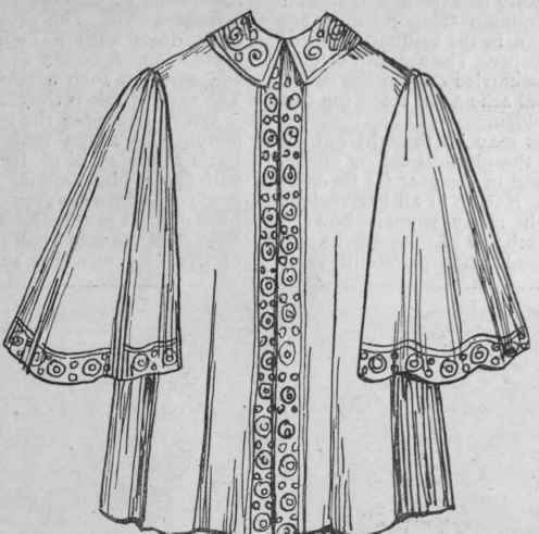 A pretty and comfortable wrap for an invalid, simple of construction and as easily assumed as a shawl