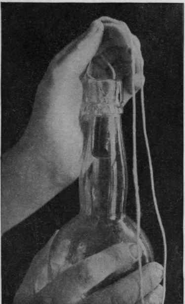 An iron skewer, if manipulated carefully, will be found a good means of extricat ing a broken cork from a bottle