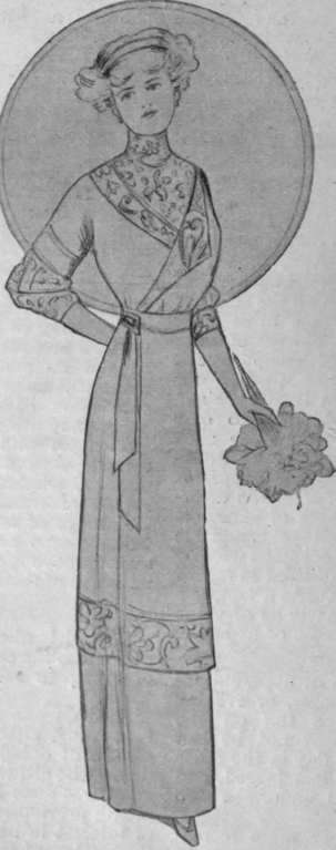 In fashion drawing the figure should be carefully sketched out in pencil first of all
