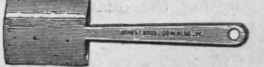 Cutlet bat for flattening steaks and cutlets