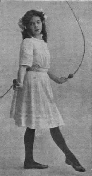 Fig. 7. Checking step. In this a change is made from backward under the feet instead of over the head