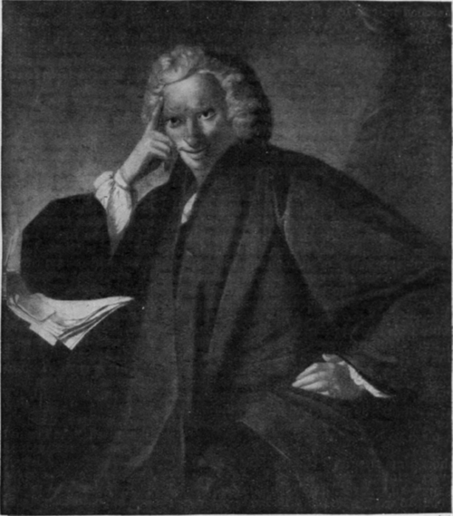 Laurence Sterne, author of  Tristram Shandy  and sentimentalist, was even more eccentric in love than he was in life From the painting by Sir Joshua Reynolds in the possession of the Marquis of Lansdowne, K.g.