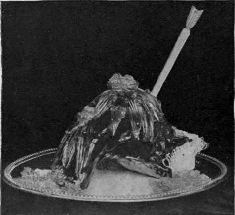 Ox Tongue glazed and garnished with Aspic Jelly