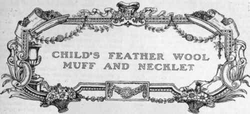 Simple Instructions for Making   Trimmings   Materials Necessary   Lining the Muff   How to