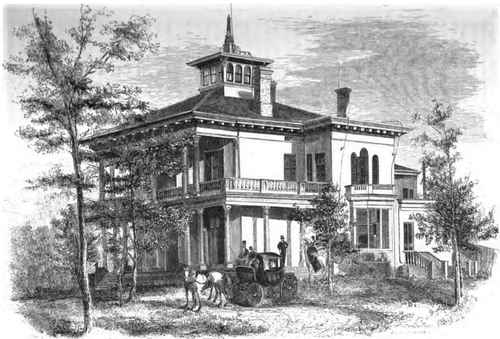 BIRD's NEST, THE RESIDENCE OF THOS. B. BRYAN. ESQ. NEAR CHICAGO.