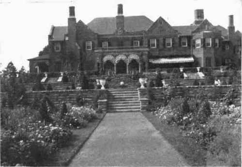 Figs. 130 and 131.    The construction and setting of the garden are second in importance to the floral ensemble. ontrast these two scenes !   See page 159.