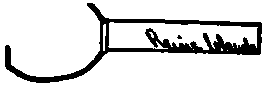 Zinc tree label.