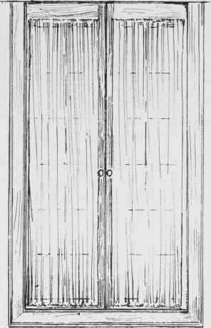 Simple Treatment for a French Door.