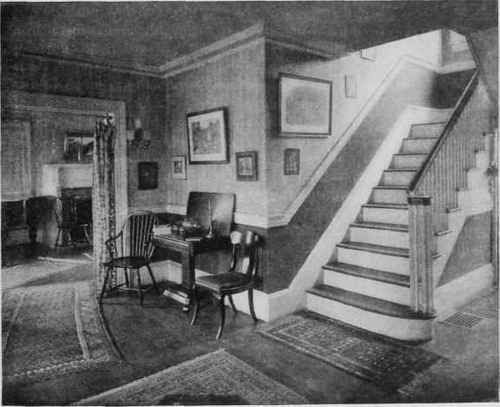 This Treatment Provides an Excellent Setting for Mahogany Furniture.