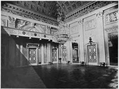 BALL ROOM, ROYAL PALACE, GENOA. LATE XVIII CENTURY.