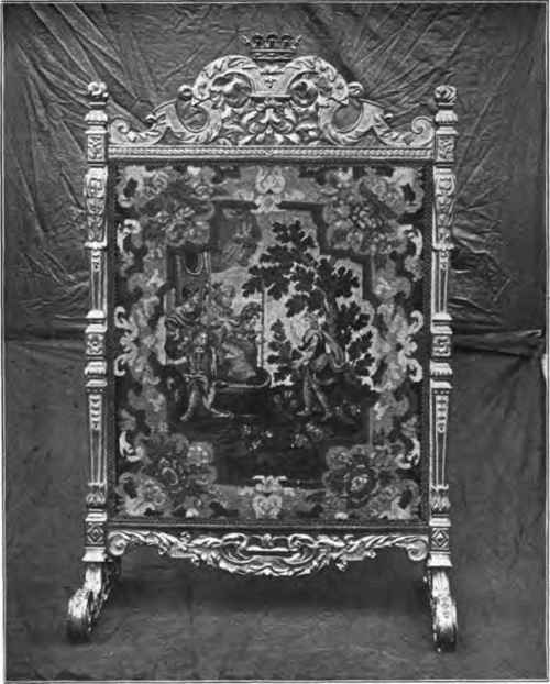 FRENCH FIRE SCREEN, LOUIS XIV PERIOD.