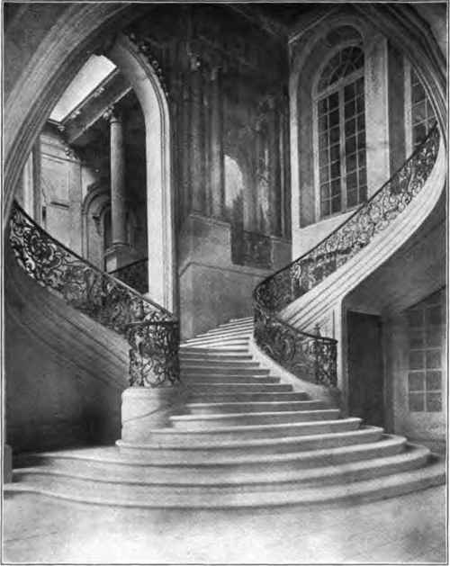 STAIRCASE OF THE HOTEL DE VILLE, NANCY.