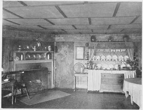 DINING ROOM IN PENNYROYAL (IN MRS. BOUDINOT KEITH'S COTTAGE, ONTEORA)