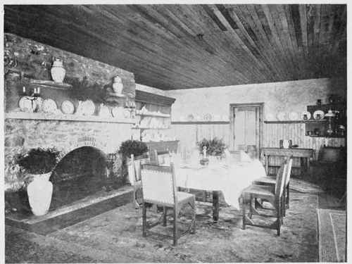 DINING ROOM IN STAR ROCK (COUNTRY HOUSE OK W. E. CONNOR, ESQ., ONTEORA)