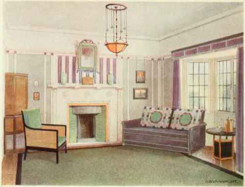 A DRAWING ROOM IS MODERN STYLE.