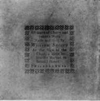 Advertisement in drawer of preceding figure.