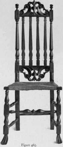 Banister Back Chair, first quarter eighteenth century.
