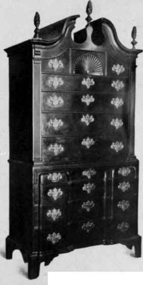 Block Front Chest on Chest, 1750 75.