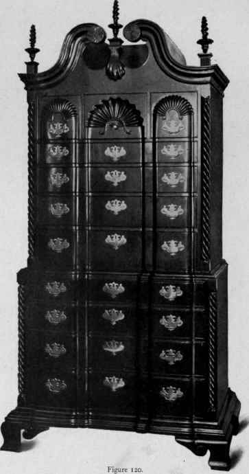 Block Front Chest on Chest, 1750 75.