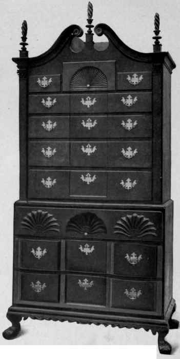 Block Front Chest on Chest, 1750 75.
