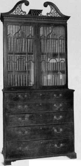 Bookcase and Scrutoire, 1780 90.