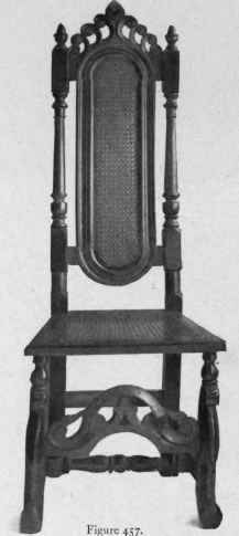 Cane Chair, Flemish legs, last quarter seventeenth century.