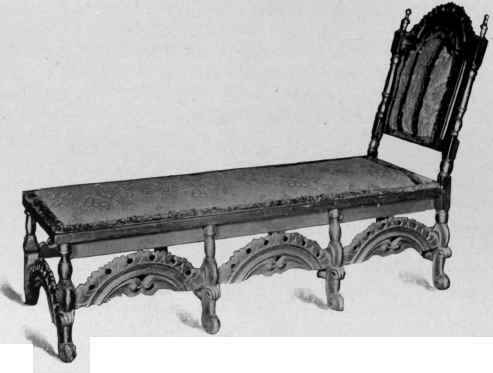 Cane Couch, Flemish style, 1670 80.