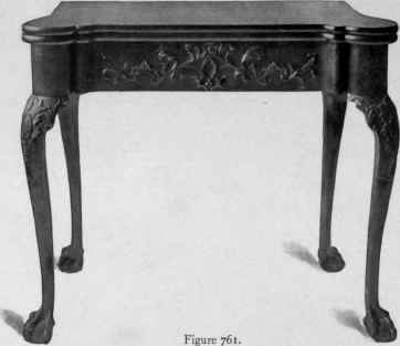 Card Table, 1750 75.