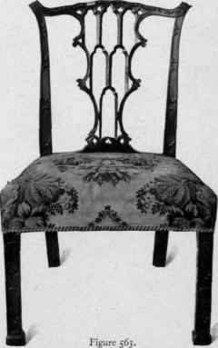 Chair in Chippendale style, Gothic taste, 1760 70.