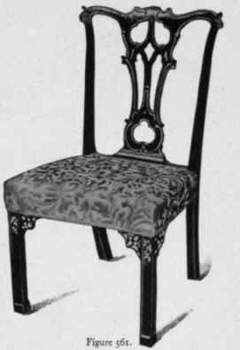 Chair in Chippendale style, Gothic taste, third quarter eighteenth century.