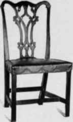 Chair in Chippendale style, Gothic taste,