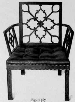 Chair in Manwaring style, Gothic taste, 1760 70.