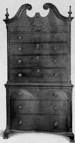 Chest on Chest, 1750 75.