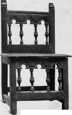 Child's Wainscot Chair, first quarter seventeenth century.