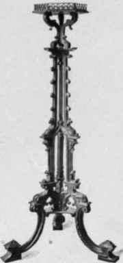 Chippendale Torchere, Gothic taste, 1750 60.