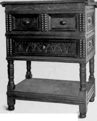 Desk Box on frame, about 1675.