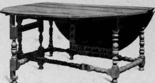Gate Legged Table, first half seventeenth century.