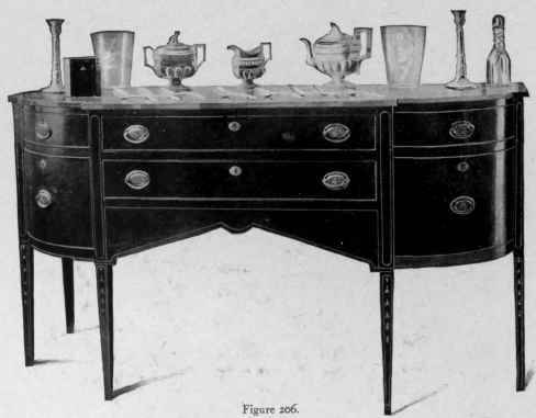 Hepplewhite Sideboard, 1799.